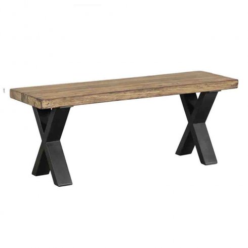 Ross-benk i gjenvunnet tre, 115 cm, Trademark Living