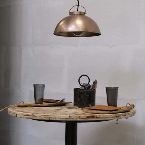Klassisk bordben i lakkert jern, 74 cm