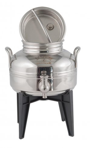 Vannbeholder 3 liter, rustfritt stål, Sansone