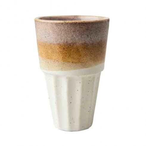 Costa espressokopp, elfenben/sennepsgul