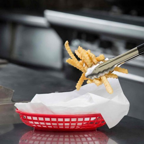 Serveringskurv, rød (dinerbasket)