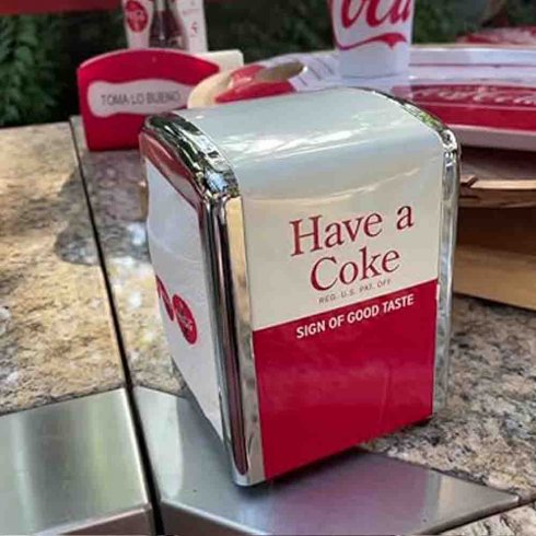 Påfyllingsservietter Coca-Cola, 100 stk.