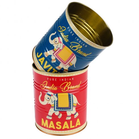 Krukke / blikkboks, 2-pakning Indian Masala