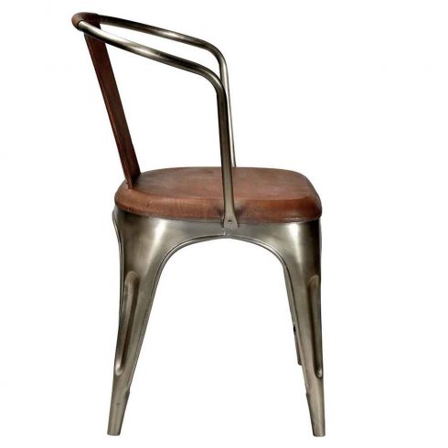Spisestol «Living Shiny» med skinn fra Trademark Living
