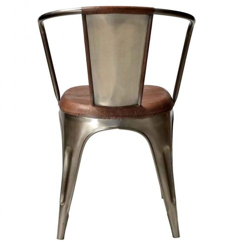 Spisestol «Living Shiny» med skinn fra Trademark Living