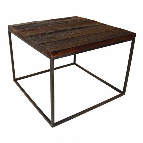 Salongbord i gjenvunnet tre 60 x 60 cm Trademark Living