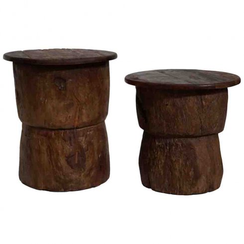 Sidebord i paterinat-tre Unic, stk.