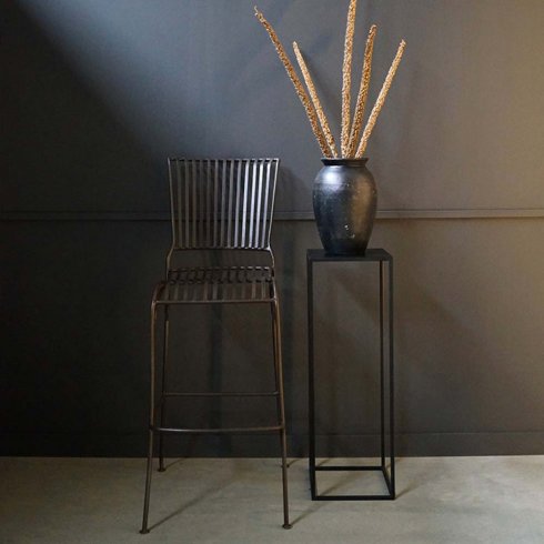 Kvadratisk sokkel i jern, 2 sett, Trademark Living