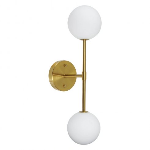 Sigma D vegglampe, gull, opal, 49 cm – Pr Home