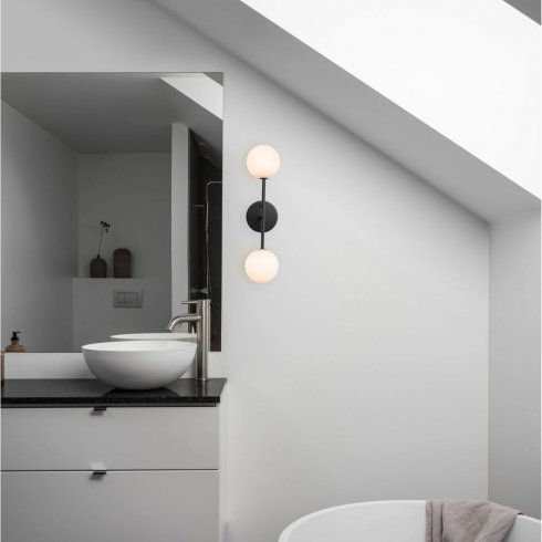 Sigma D vegglampe, svart opal, 49 cm – Pr Home