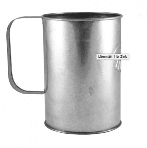 Gammeldags mål: 1 liter