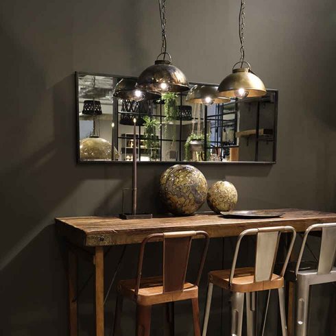 Taklampe Thormann, marmorert mørkeblå – Small