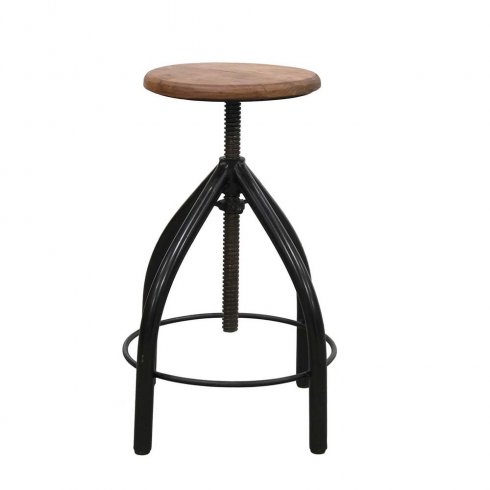 Svingbar pall med tresete fra Trademark Living