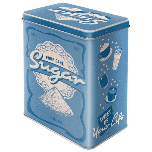 Metallbeholder med sukker, 3 liter