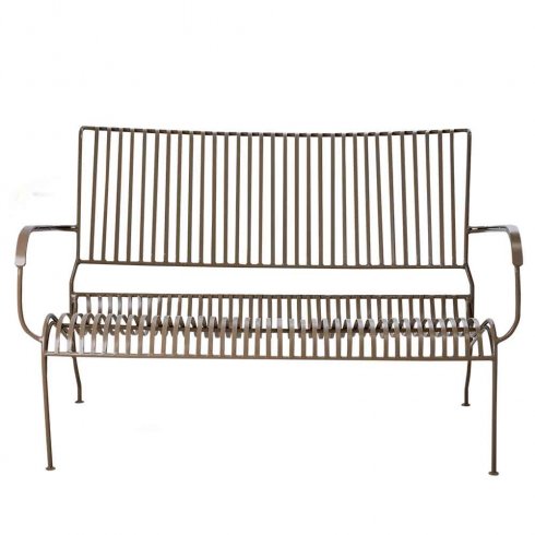 Visby 2-seters jernsofa, beige