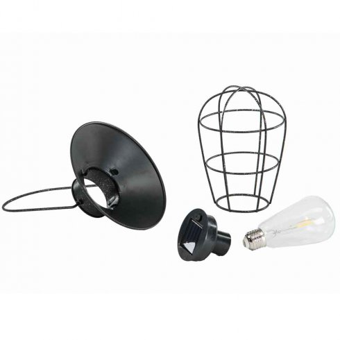 Solcellelampe 22 cm