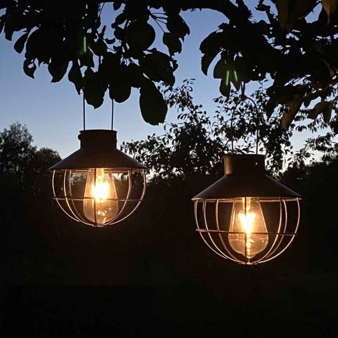 Solcellelampe 18,5 cm
