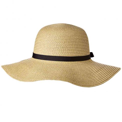 Solhatt med bånd