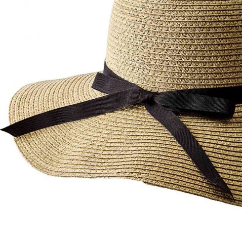 Solhatt med bånd