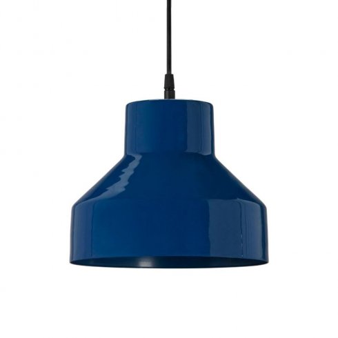 Solo taklampe, blank blå, 26 cm – Pr Home
