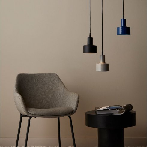Solo vinduslampe, blank grå, 13 cm – Pr Home