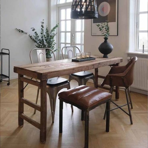 Spisestol «Living» med høy rygg, «Shiny Trademark Living»