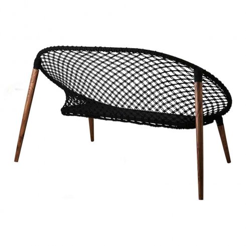 Elof-sofa, svart, Affari of Sweden