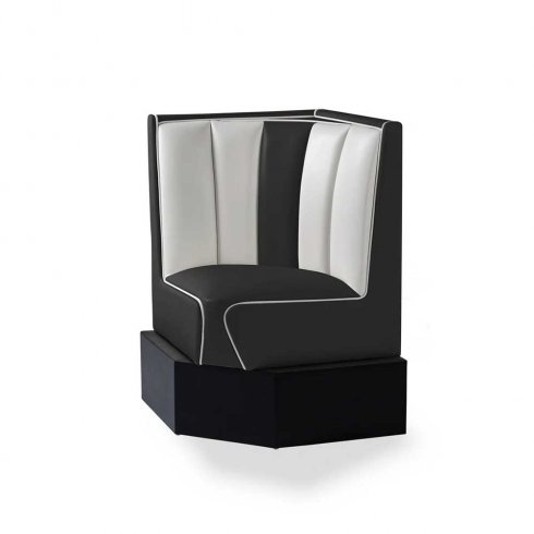 Diner-sofa – retro-sofa 60 cm hjørneelement