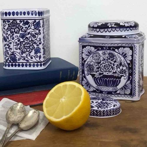 Teburk Nostalgia Blå med blomster 200 gram