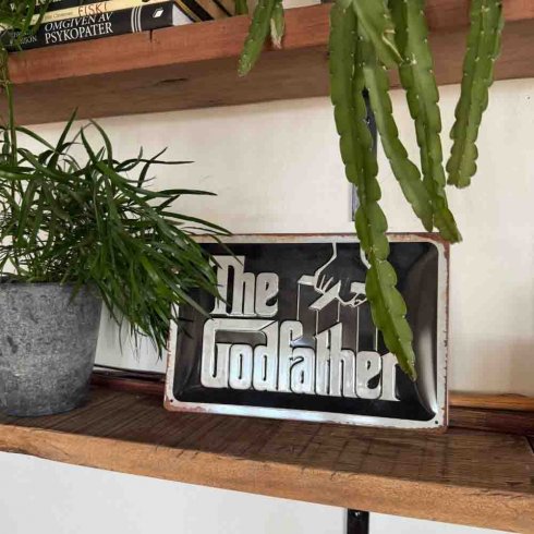 «The Godfather»-metallskilt 20 x 30 cm