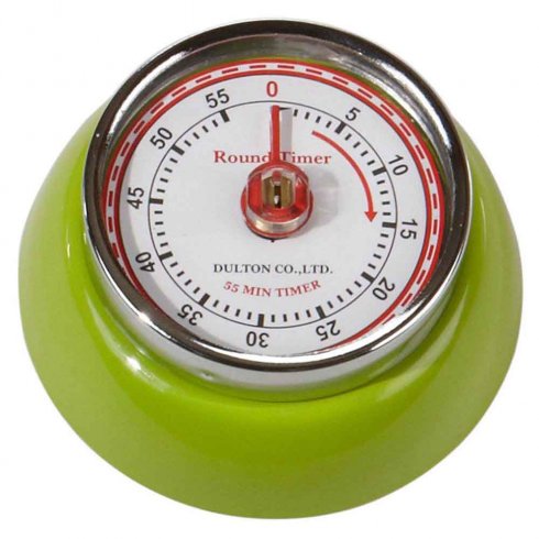 Kjøkkentimer, eplegrønn, Dulton, magnetisk