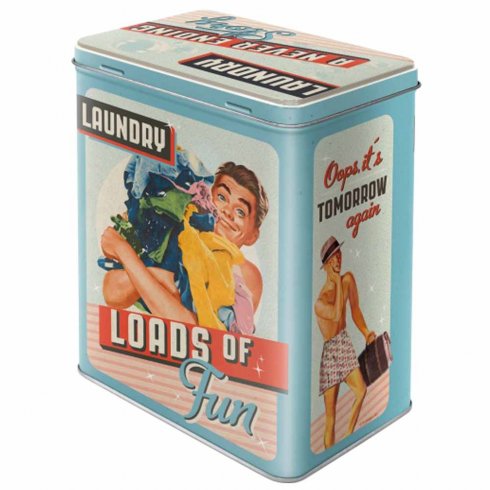 Vaskemiddelbeholder «Laundry Loads of fun», 3 liter