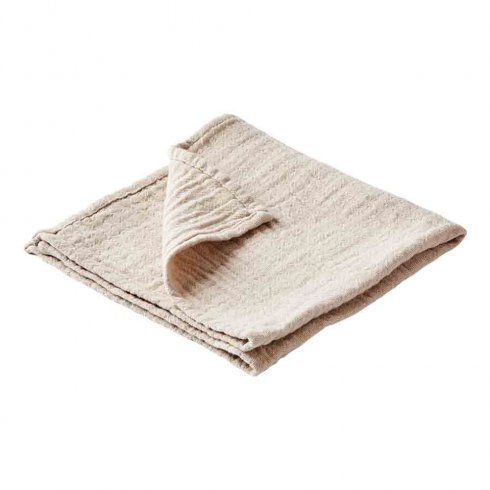 Stoffserviett, beige, bomull, 40 x 40 cm