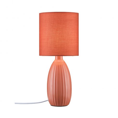 Uno bordlampe, rustrød, 37 cm – Pr Home