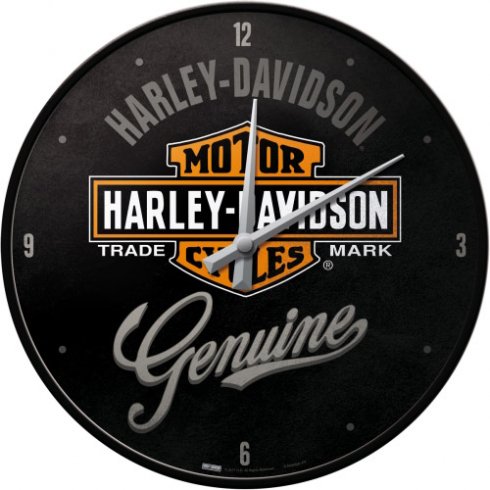 Harley Davidson veggklokke, 31 cm
