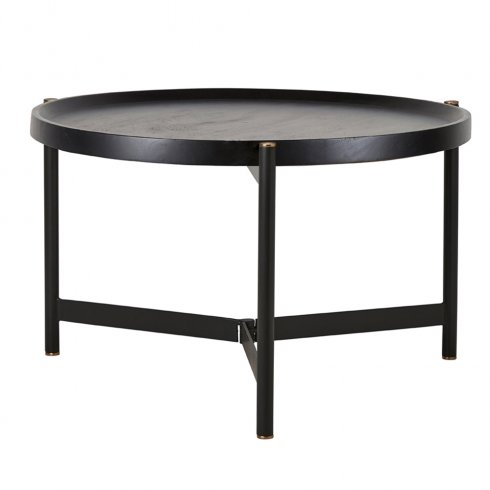 Turin sidebord, svart, 75 x 45 cm, Wikholm Form
