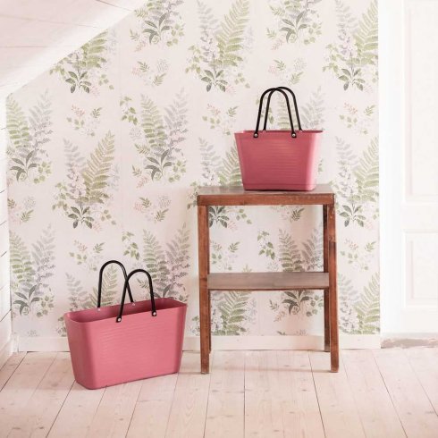 Hinza Stor-veske, varmrosa – Green Plastic