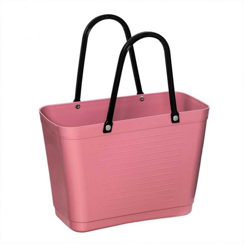 Hinza-veske, liten, varmrosa – Green Plastic