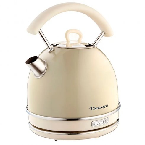 Ariete vintage vannkoker i retrodesign, beige