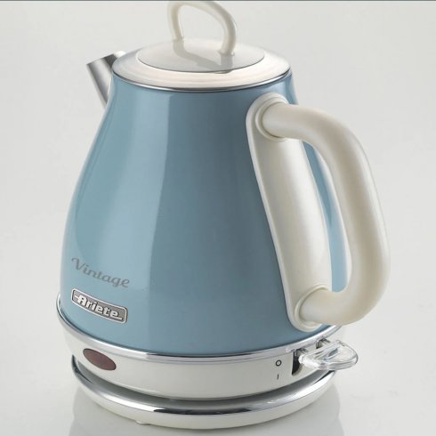 Ariete vintage vannkoker, 1 liter, blå
