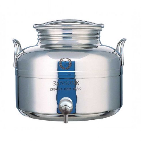 Vannbeholder 5 liter, rustfritt stål, Sansone