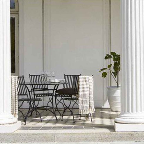 Venice sammenleggbar stol, svart
