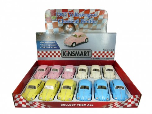 Volkswagen klassisk Beetle-67 i pastellfarger