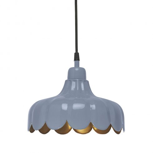 Wells tak-/vinduslameller Blå/gull 24 cm – Pr Home