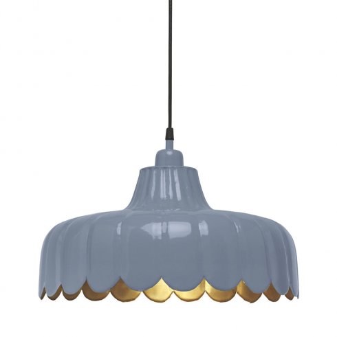 Wells taklampe Blå/gull 43 cm - Pr Home
