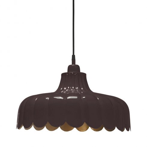 Wells taklampe, brun/gull, 43 cm – Pr Home