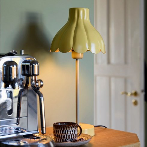 Wera bordlampe Gul/grønn 47 cm – Pr Home
