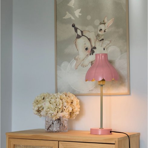 Wera bordlampe Rosa/grønn 47 cm – Pr Home