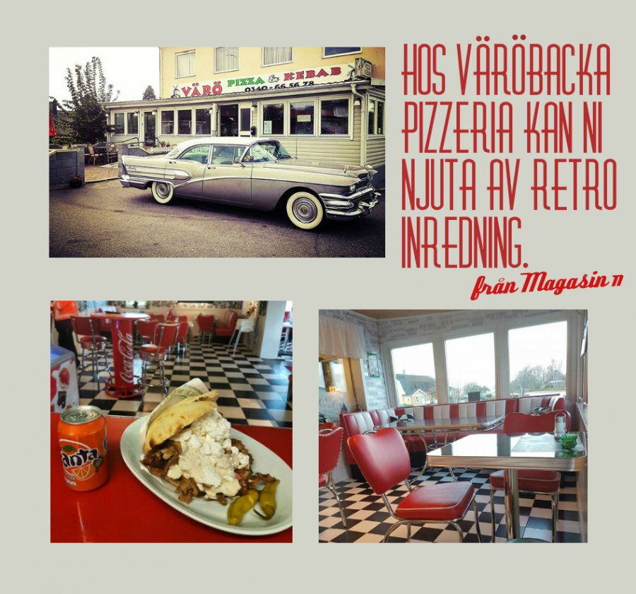Varo Pizzeria med dinermobler fran Magasin 11